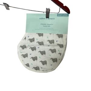 Aden + Anais Essentials Classic Muslin Burpy Bib made of 100% cotton muslin
